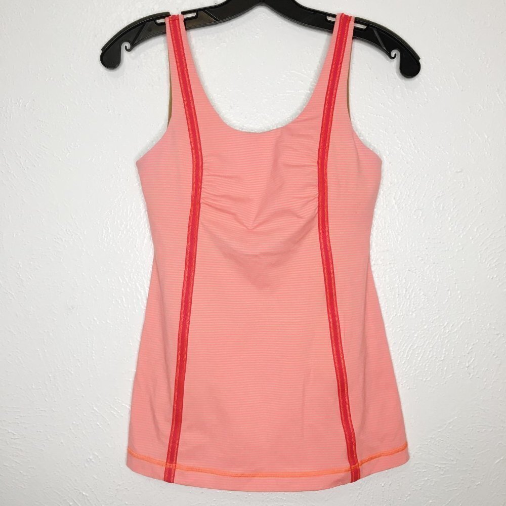 LULULEMON Tonka Stripe Flare Wholehearted Tank Size 6